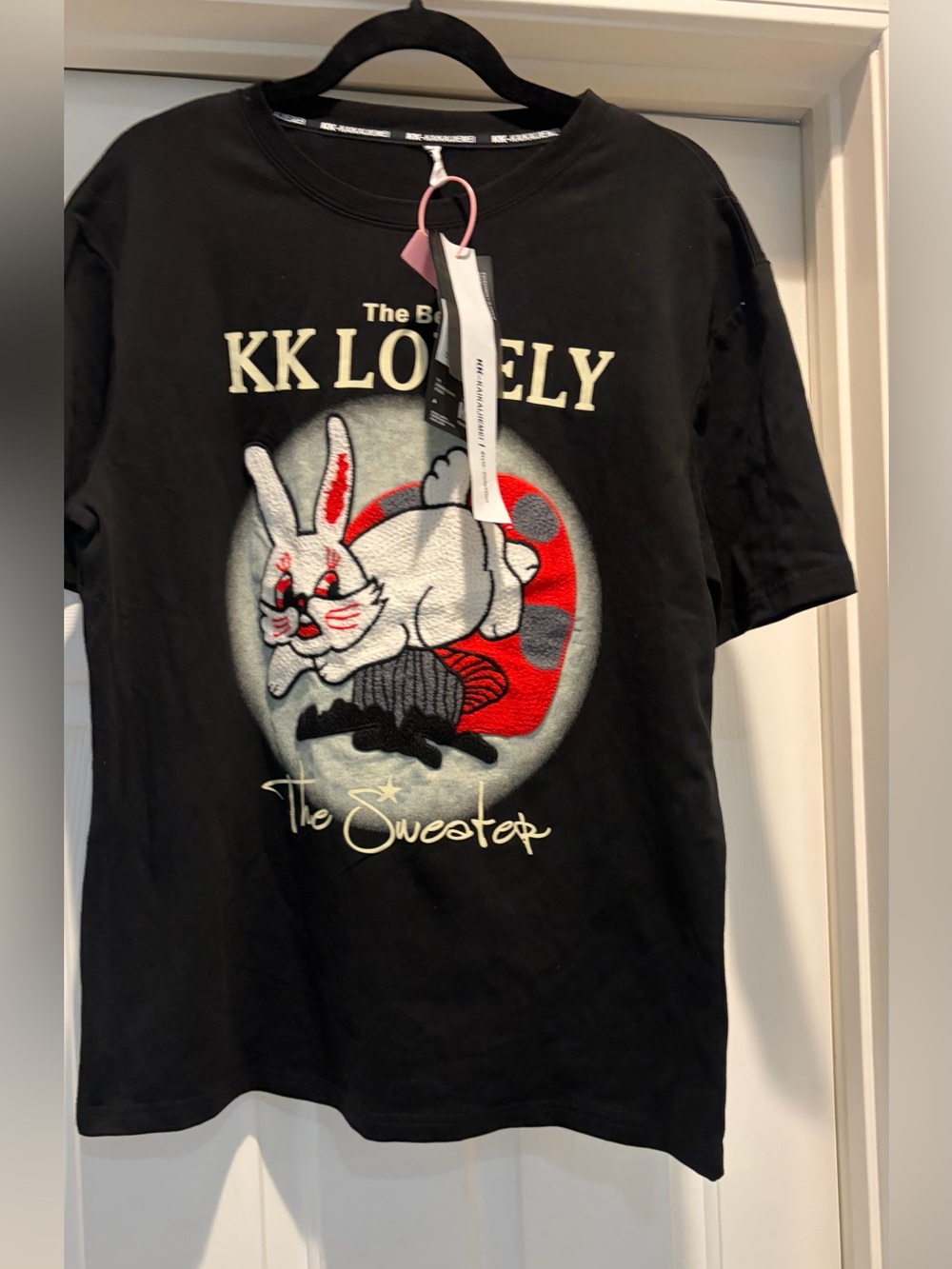 KK Lovely Black Graphic Kids Tee